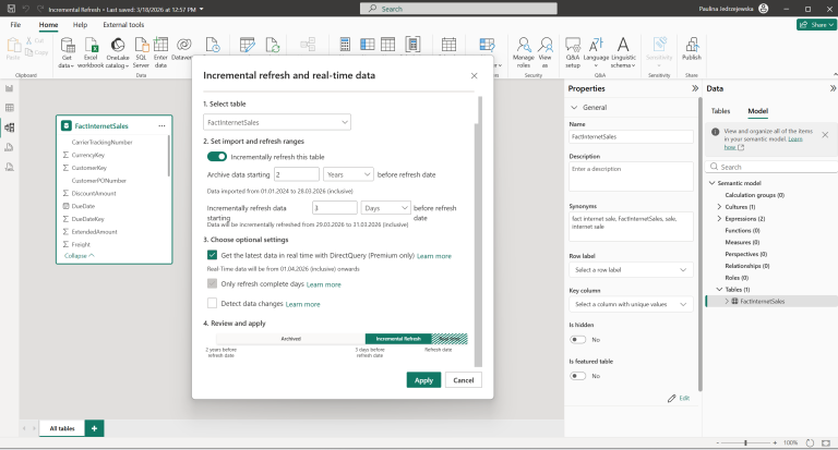 Only Knit the New Rows: Incremental Refresh